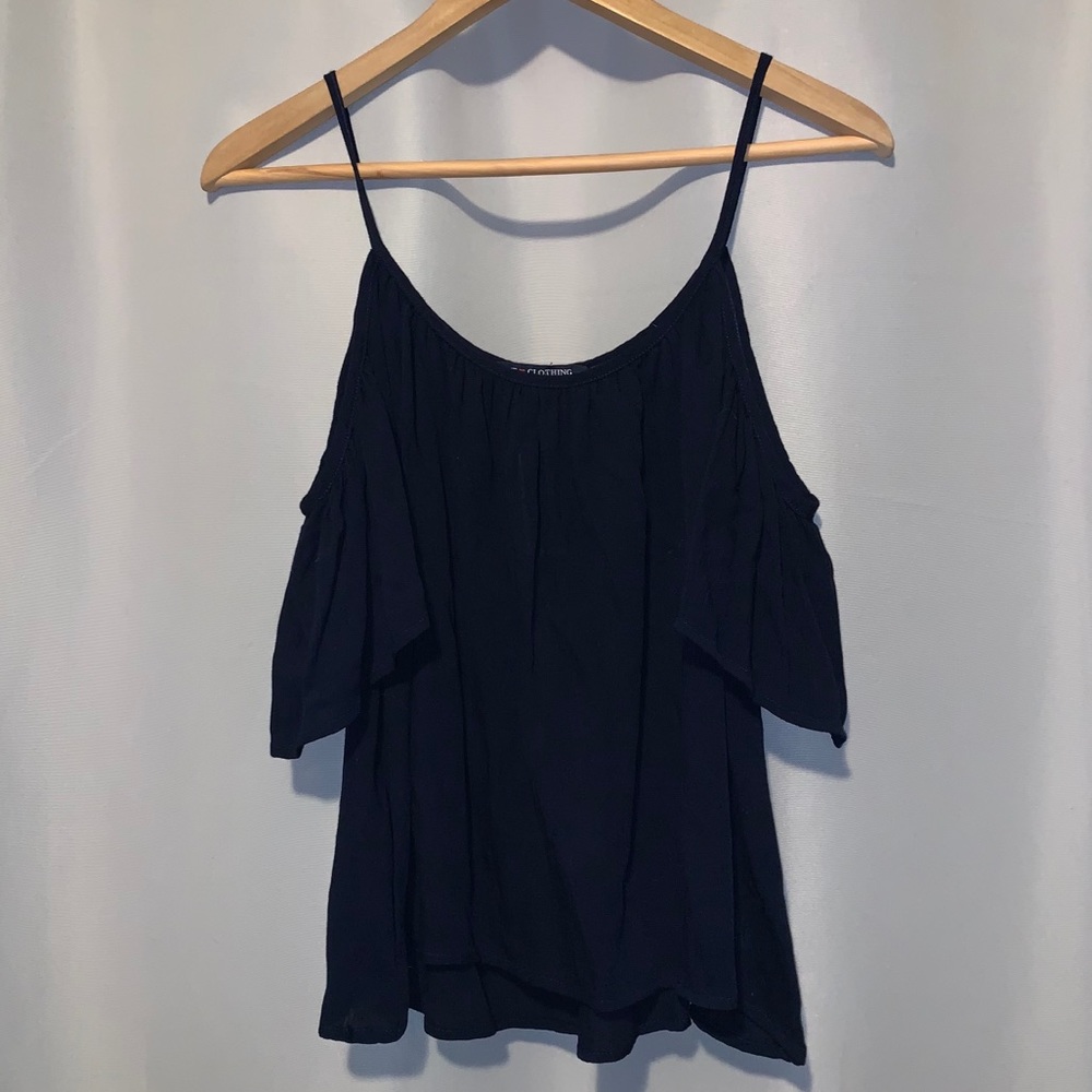 NWOT One Clothing Cold Shoulder Top